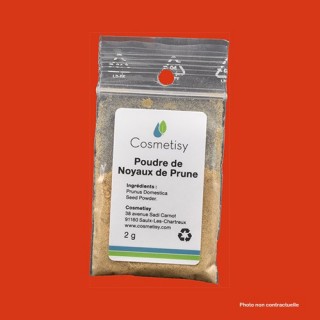 Poudre de noyaux de Prune 2 g